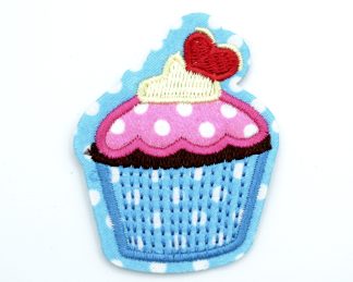 1-5 Patch - Cupcake - Fun Themed Sew/Iron On Embroidered Patch