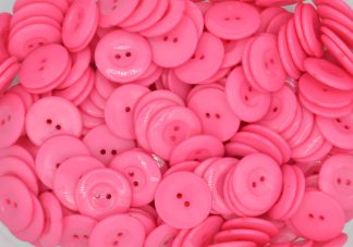 Fuschia - Shirt 2 Hole 25mm - Acrylic Buttons for Costumes & Children's Craft Projects