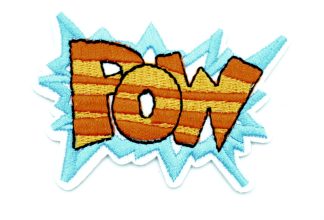 1-5 Patch - POW - Various Themed Sew/Iron On Embroidered Patch