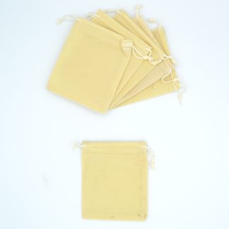 Pale Yellow Straight Velvet Bags