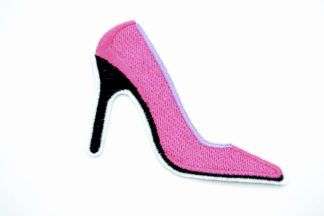 1-5 Patch - Pink Shoe - Patch 22 - Various Themed Sew/Iron On Embroidered Patch