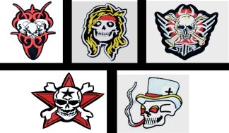 Skull Sew/Iron on Patches