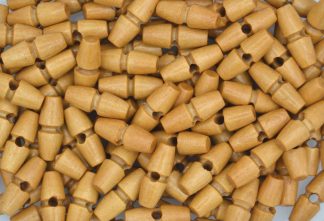 Duffle Coat Wooden Toggle Buttons - Golden Brown - 30mm x 11mm