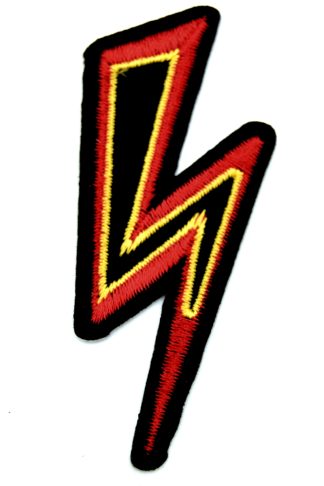 1-5 Patch - Zap - Fun Themed Sew/Iron On Embroidered Patch