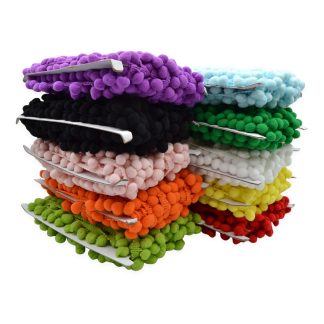 10mm Soft Pom Pom Fringe Trim