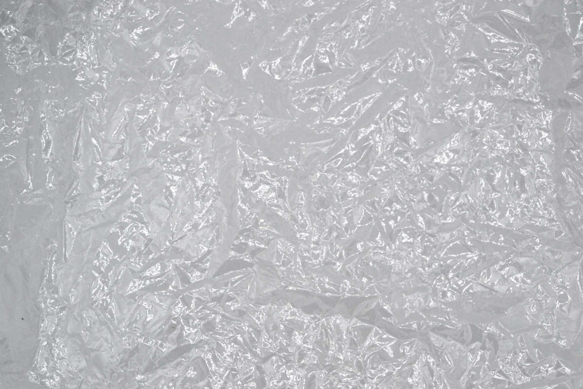 Clear Crinkle Material Plastic Film Adds Texture & Noise to