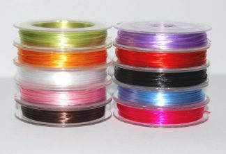 0.5mm x 20m Elastic Beading Wire