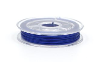 Pack of 1 Roll - 0.8mm x 10m Midnight Blue Elastic Strong & Stretchy Beading Wire