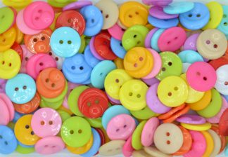 Animal Faces Buttons 2 Hole 18mm