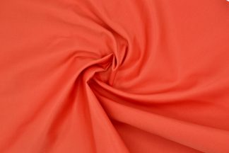Orange Nylon Cotton Twill Fabric - Various Lengths - Water Repellent, heavyweight - workwear, school, uniforms, furnishing