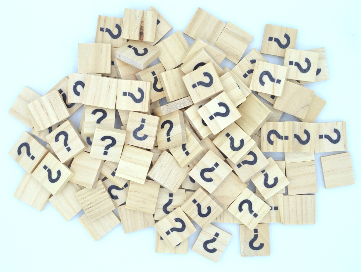 Pack of 20 - '?' Symbol Scrabble Tiles