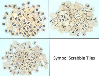 Symbol Scrabble Tiles