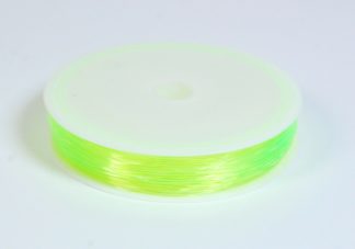 Pack of 1 Roll - 0.8mm x 10m Zest Green Elastic Strong & Stretchy Beading Wire