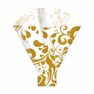 Swish Gold - 50cm x 35cm Flower Sleeves