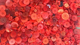RED Buttons - Mixed Sizes for Sewing and Crafting 11mm to 25mm