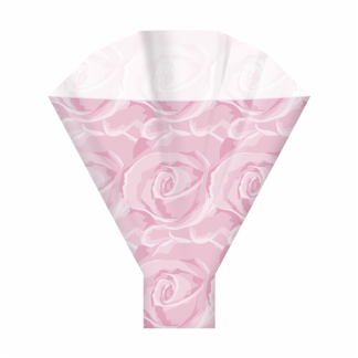 Roses Pink - 50cm x 35cm Flower Sleeves