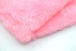 Blossom Pink Fun Fur - Quality Fake Fur 15mm Pile