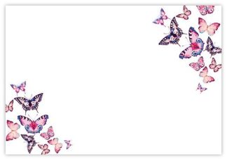Blank (Butterflies) - 60mm x 90mm OASIS® Florist Cards