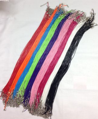 Waxed Cord Necklaces - Nickel Free