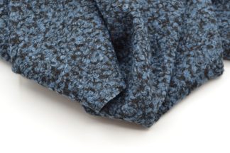 Blended Curly Fur - Blended Blue - High Quality Fake Fur - Various Sizes