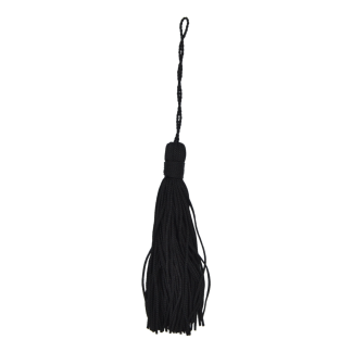 Black (6700) 100mm - Key Tassels