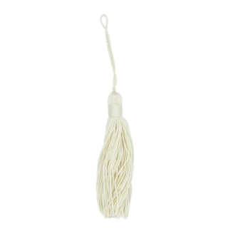 Cream (9001) 100mm - Key Tassels