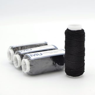 0.6mm Black Shirring Elastic