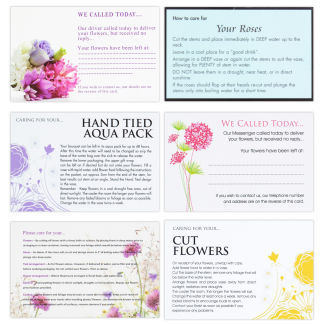 Care Florist Cards