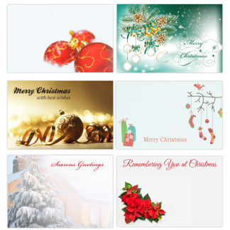 Christmas Florist Cards