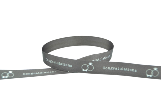 Sparkle Congratulations (15625) 15mm - Wedding Ribbon