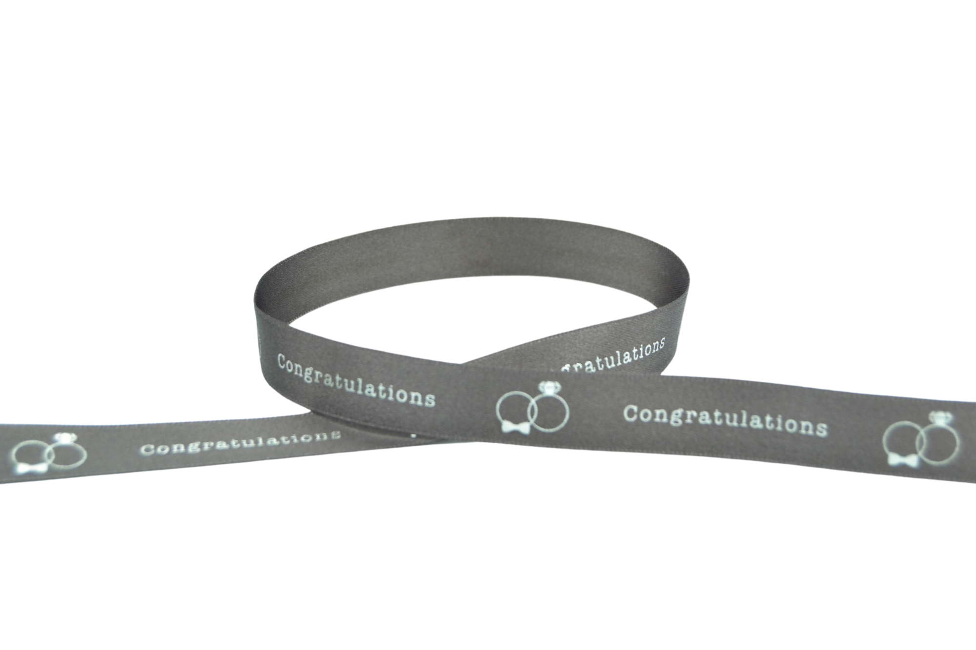 Sparkle Congratulations (15625) 15mm - Wedding Ribbon