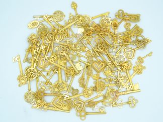 Pack of 100g - Gold Steampunk Keys