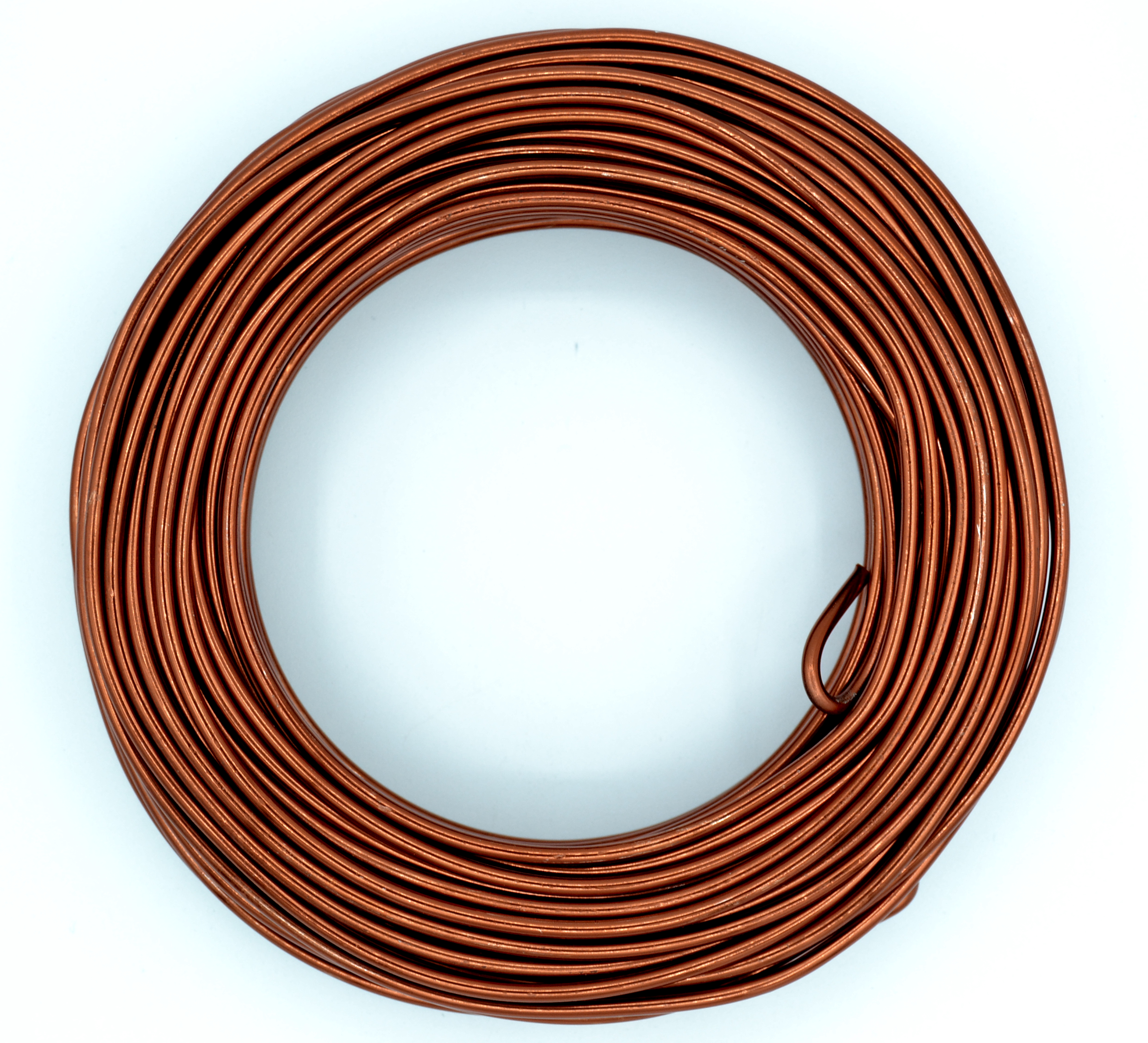 Pack of 1 - Sienna Brown 3mm x 50m Aluminium Wire