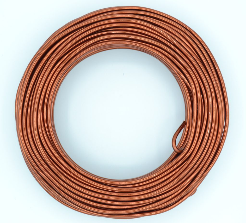 Pack of 1 Sienna Brown 3mm x 50m Aluminium Wire CelloExpress