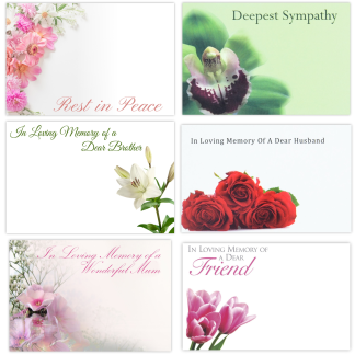 Bereavement Florist Cards