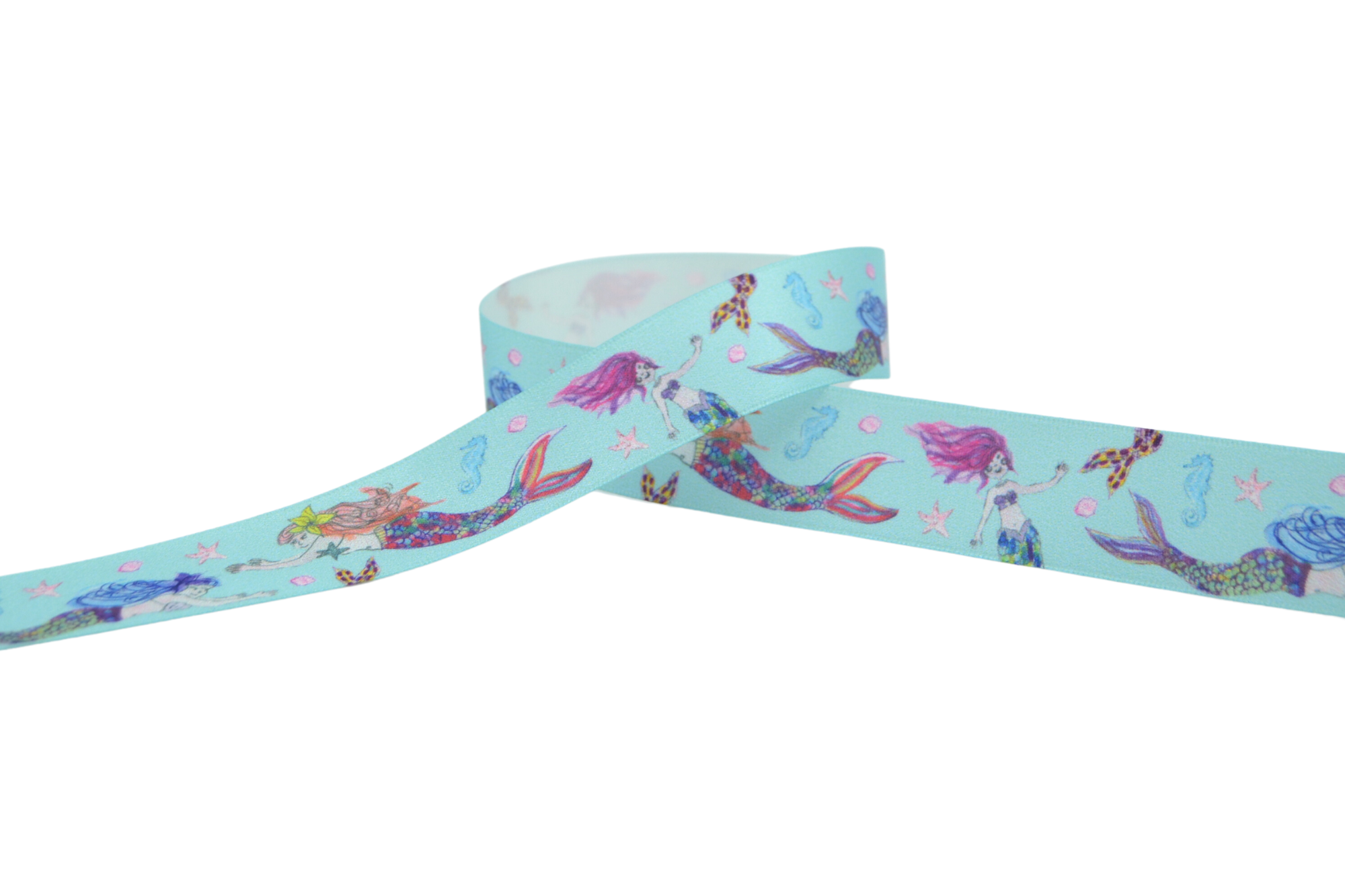 Mermaid Friends (80515) 25mm - Single Sided Ribbon