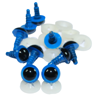 10mm Blue Eyes Plastic Backs