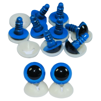 15mm Blue Eyes Plastic Backs
