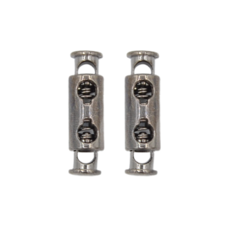 25.5mm Gun Metal Double Ended - Cord Stopper Lock Toggle