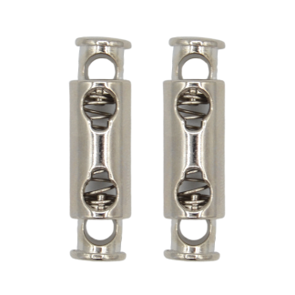 32mm Silver Double Ended - Cord Stopper Lock Toggle