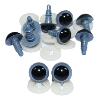 10mm Grey Eyes Plastic Backs