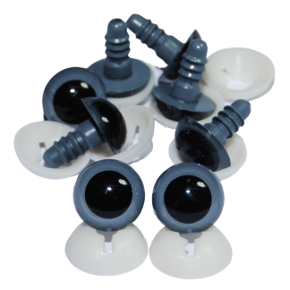 15mm Grey Eyes Plastic Backs
