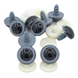 21mm Grey Eyes Plastic Backs