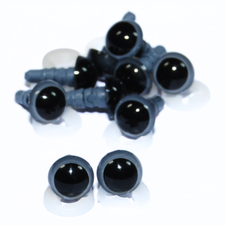 8mm Grey Eyes Plastic Backs