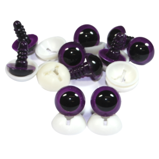 15mm Purple Eyes Plastic Backs