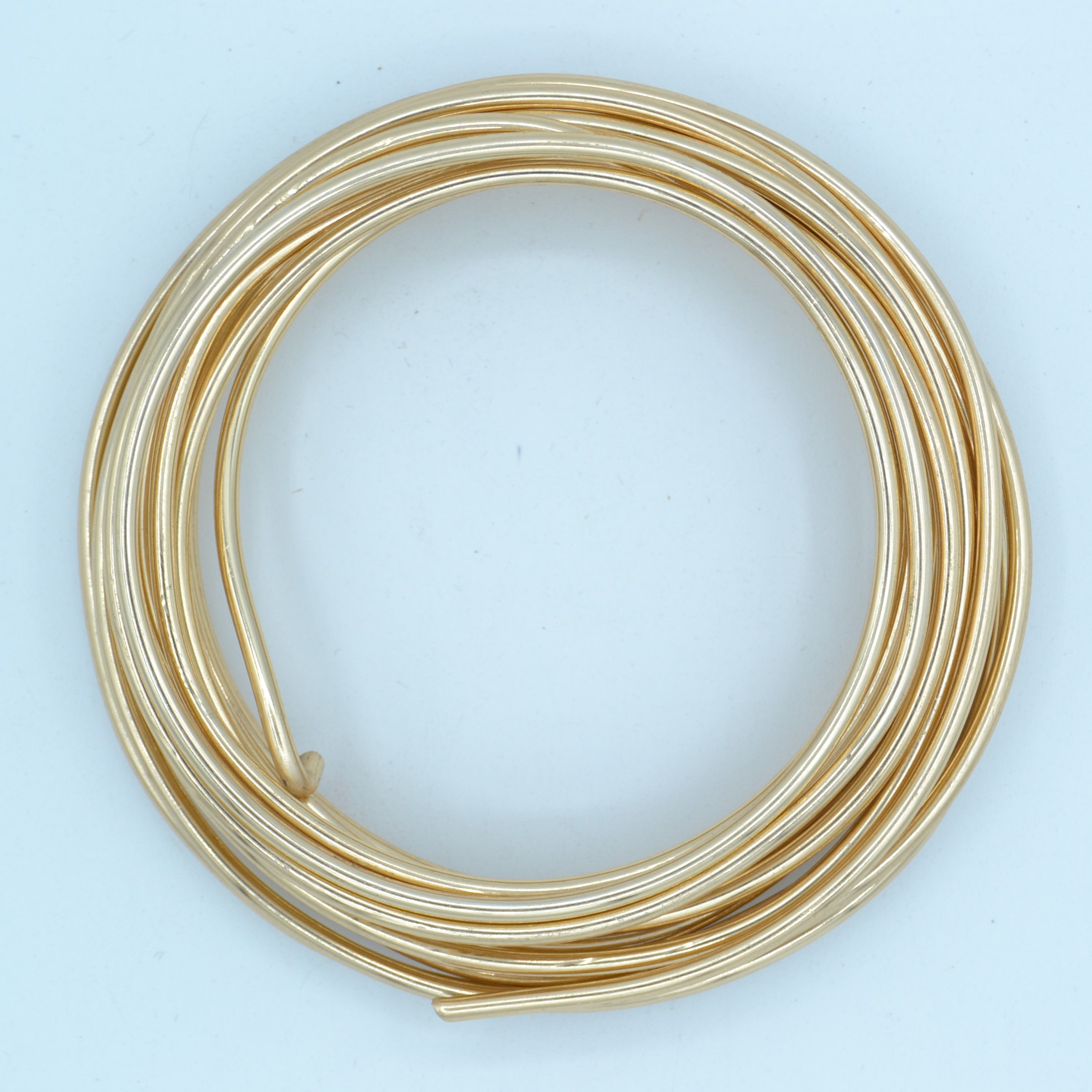 Pack of 1 - Rose Gold 3mm x 5m Aluminium Wire