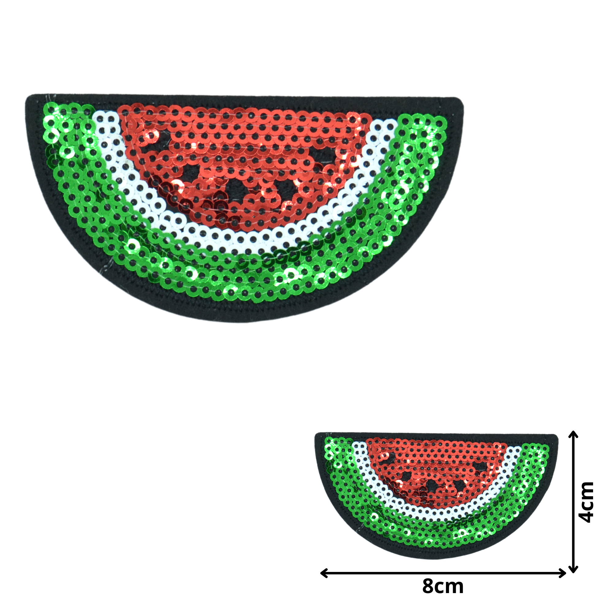 Watermelon (SEQ045) - Sequin Embroidered Patches