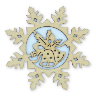 Snowflake A - Christmas Wooden Shapes