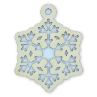 Snowflake B - Christmas Wooden Shapes