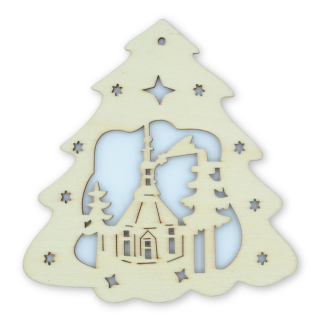 Tree A - Christmas Wooden Shapes